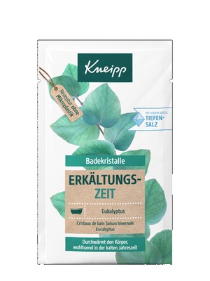 Kneipp Badekristalle Erkältungszeit Eukalyptus 60 g Salz