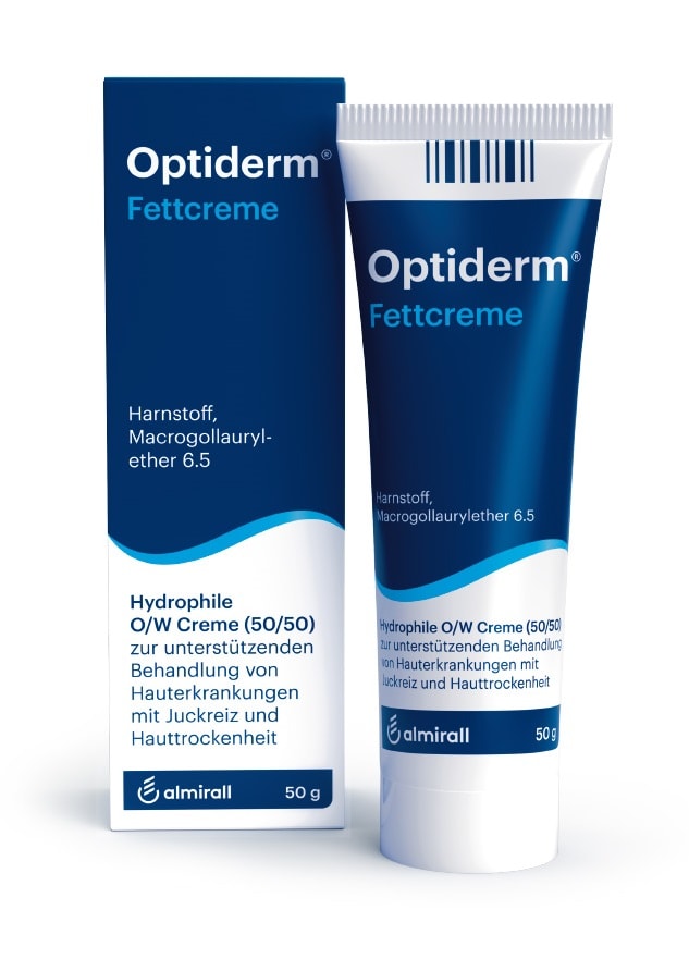 Optiderm Fettcreme bei Juckreiz und trockener Haut 50 g Creme 50 g