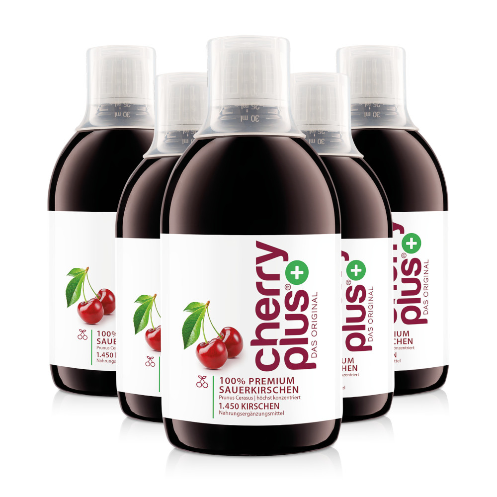 cherry plus MONTMORENCY SAUERKIRSCHEN Konzentrat 6X500 ml Konzentrat