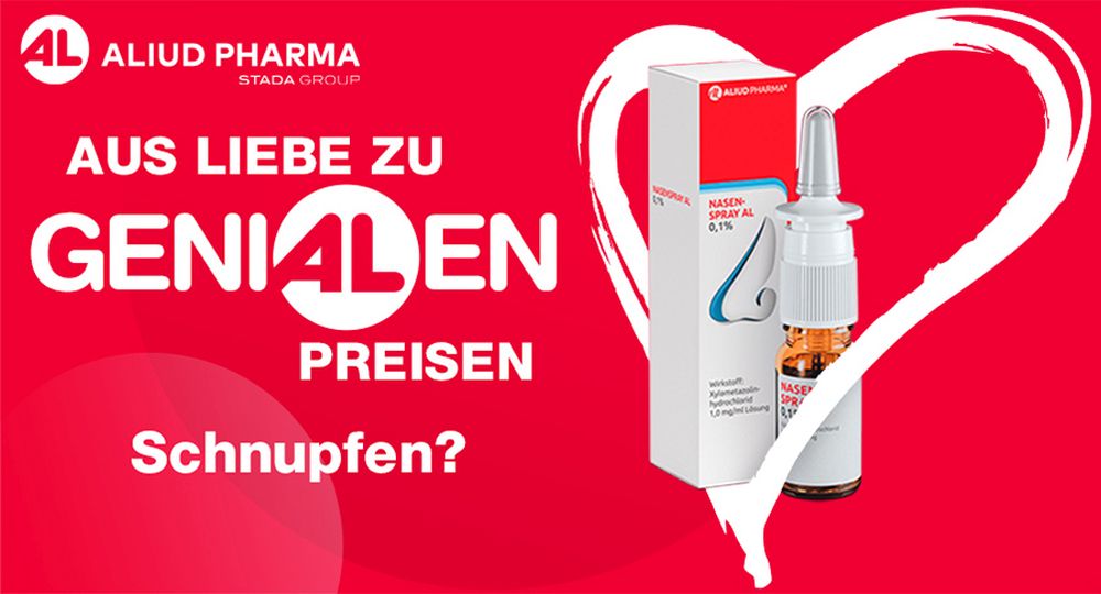 Nasenspray AL 0,1 % bei Schnupfen