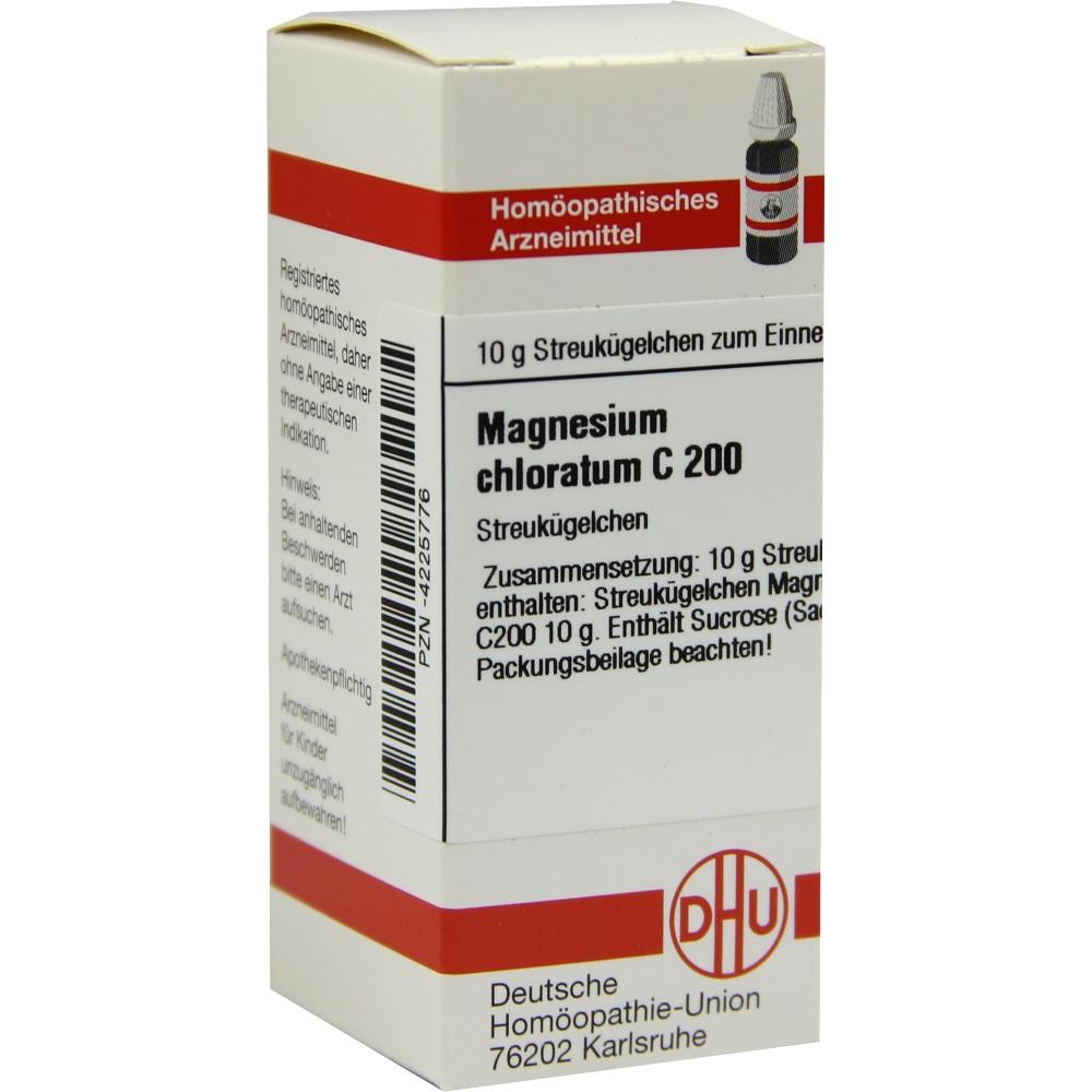 MAGNESIUM CHLORATUM C 200 Globuli 10 g Globuli