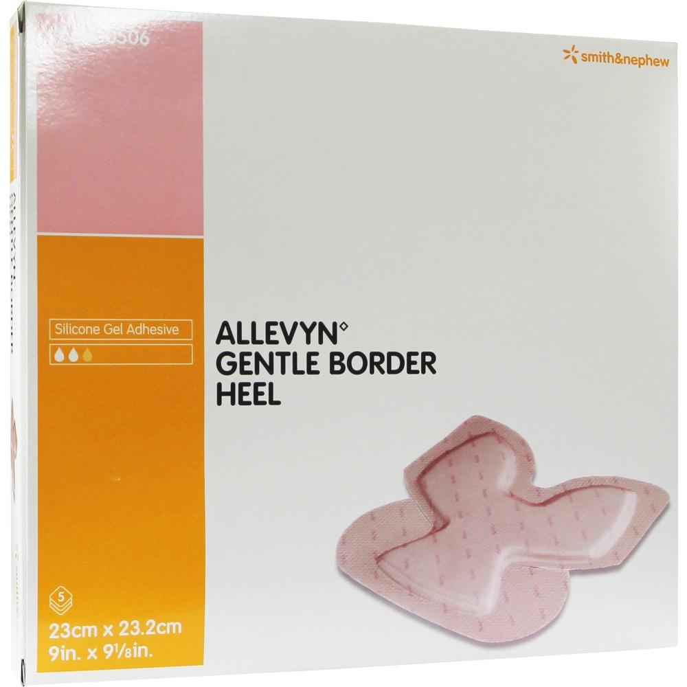 ALLEVYN Gentle Border Heel Schaumverband 5 St Verband
