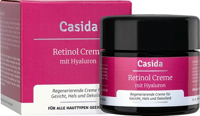 Casida Retinol Creme mit Hyaluron 50 ml Creme