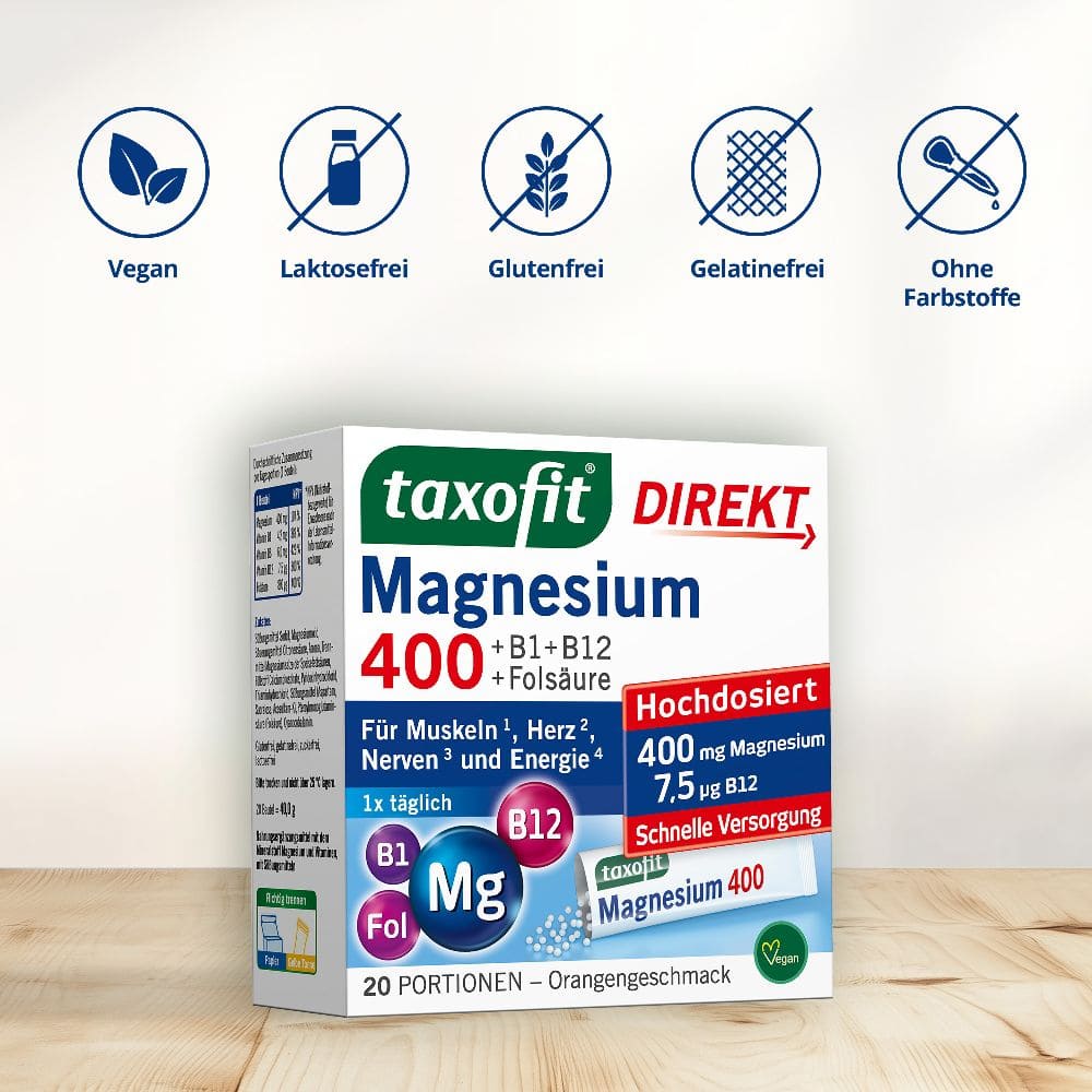 taxofit DIREKT Magnesium 400 20 St Granulat