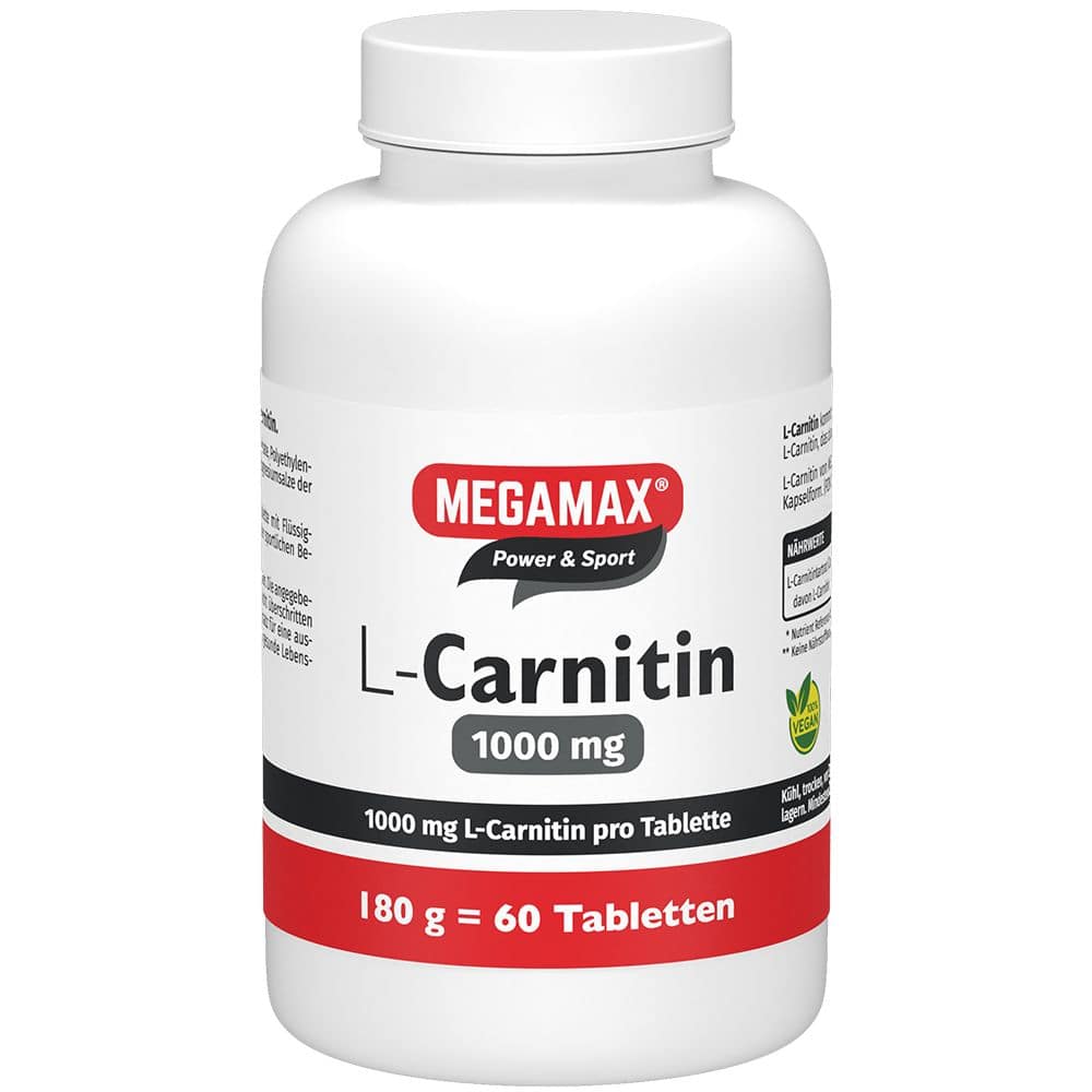 L-CARNITIN 1000 mg Megamax Tabletten 60 St Tabletten