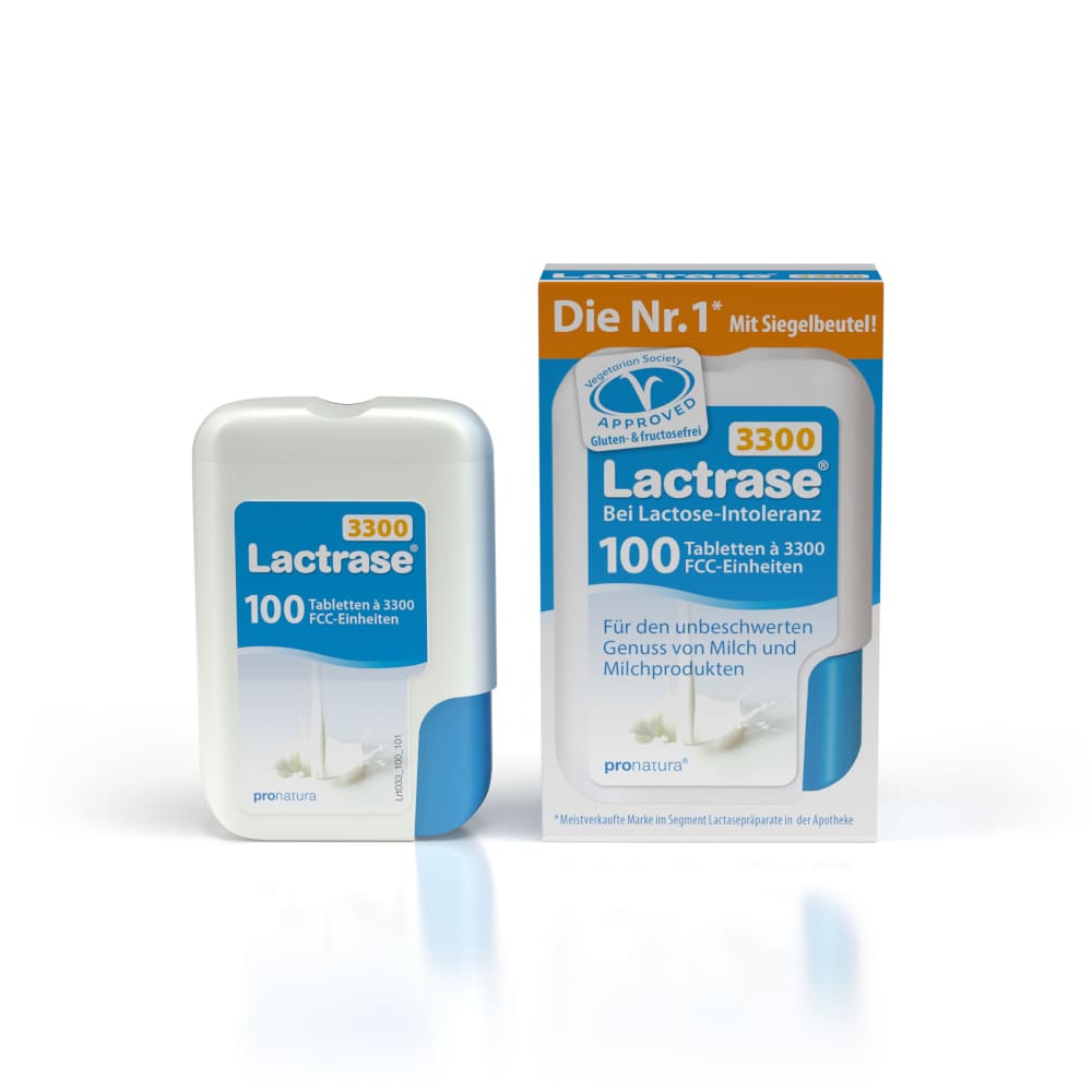 Lactrase 3300 FCC Tabletten im Klickspender 100 St Tabletten
