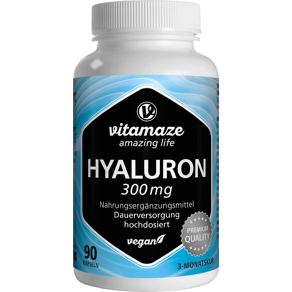 vitamaze HYALURONSÄURE 300 mg hochdosiert 90 St Kapseln