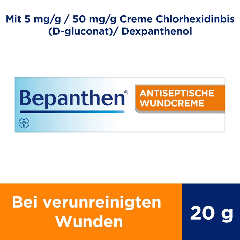 Bepanthen ANTISEPTISCHE WUNDCREME 20 g Creme