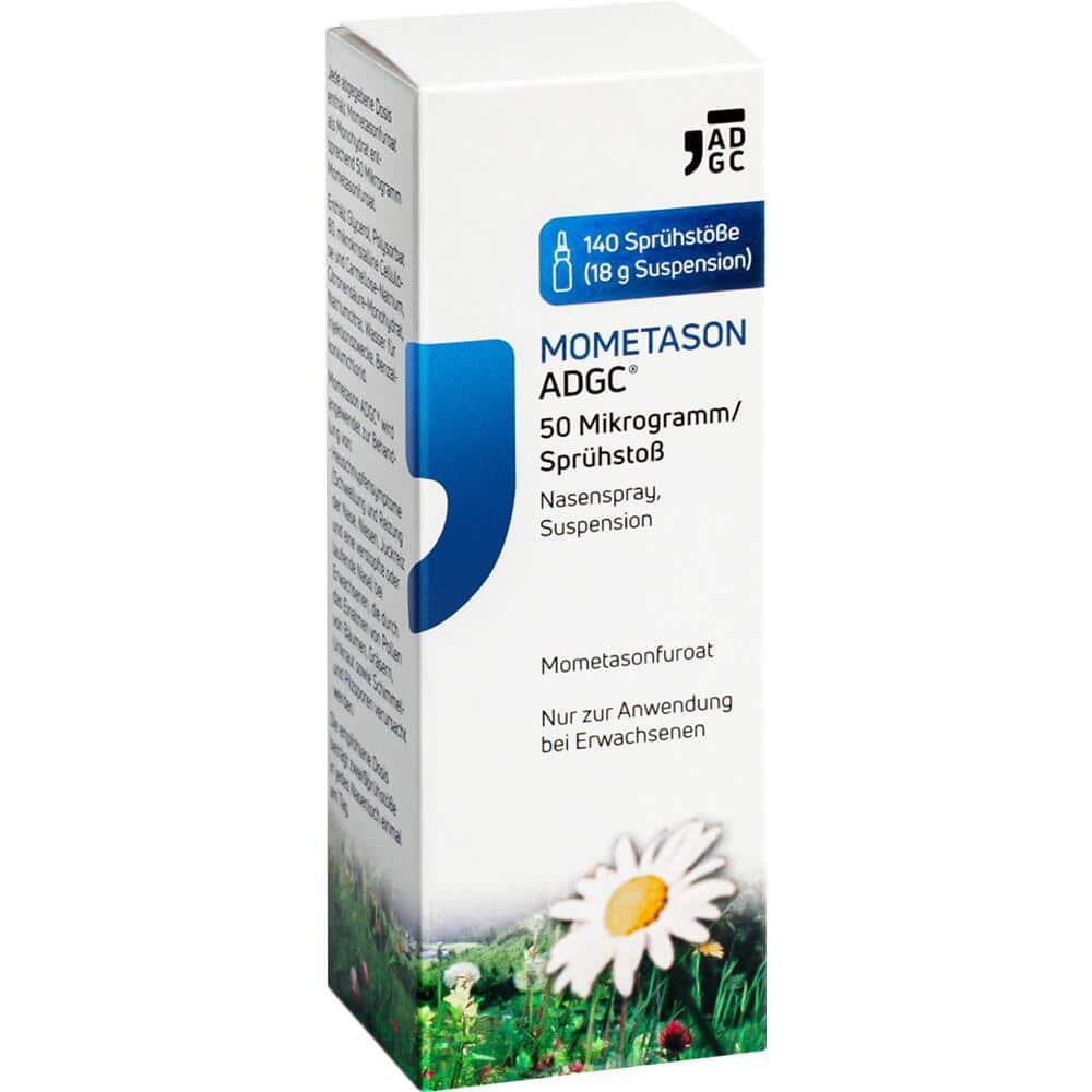 MOMETASON ADGC 50 Mikrogramm/Sprühstoß 18 g Nasenspray