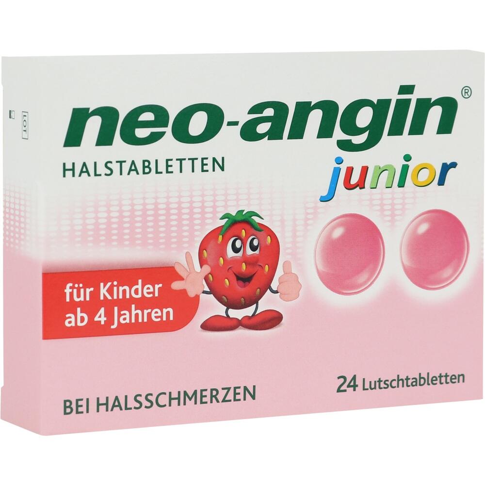 neo-angin junior HALSTABLETTEN für Kinder 24 St Lutschtabletten