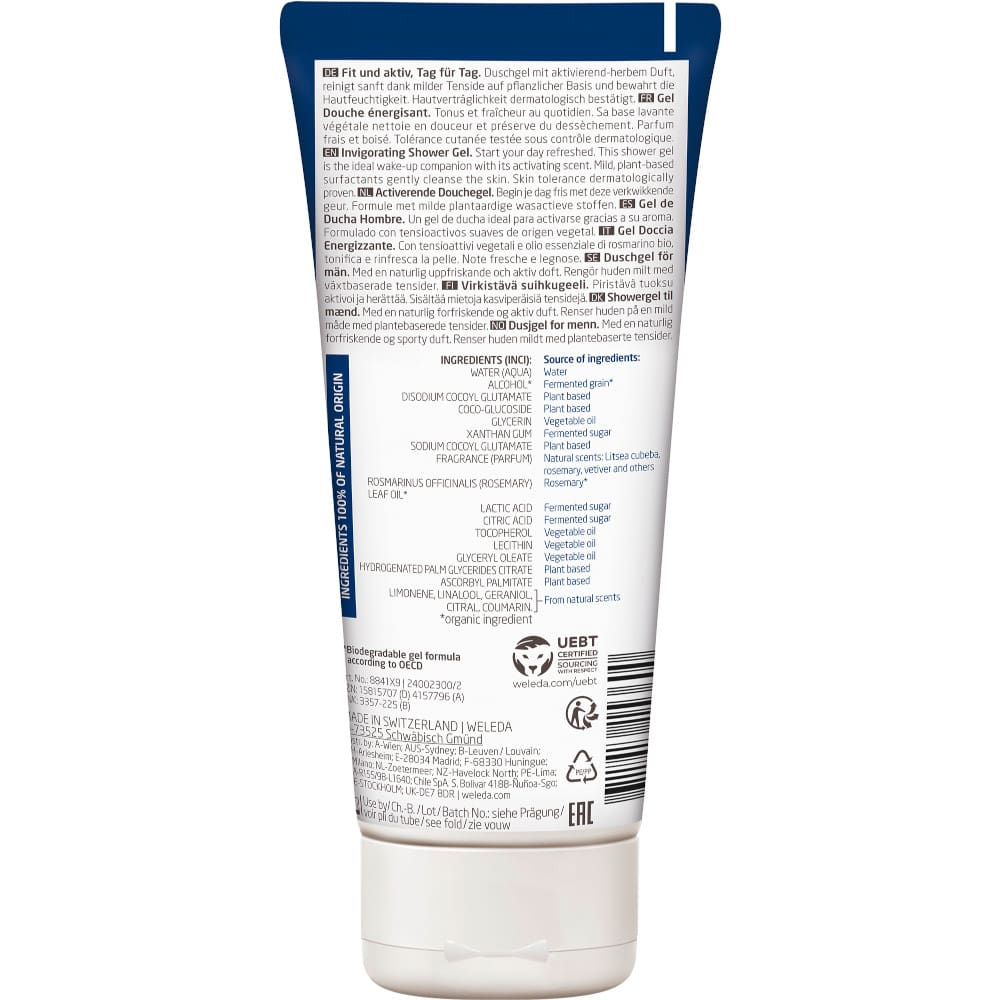 WELEDA FOR MEN Aktiv - Duschgel 200 ml Duschgel