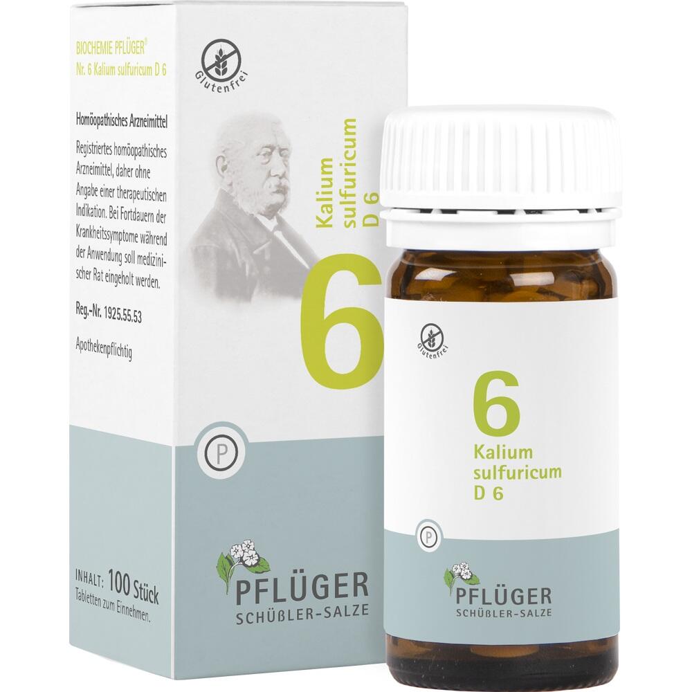 Schüßler-Salz Nr. 6 Kalium sulfuricum D6 100 St Tabletten