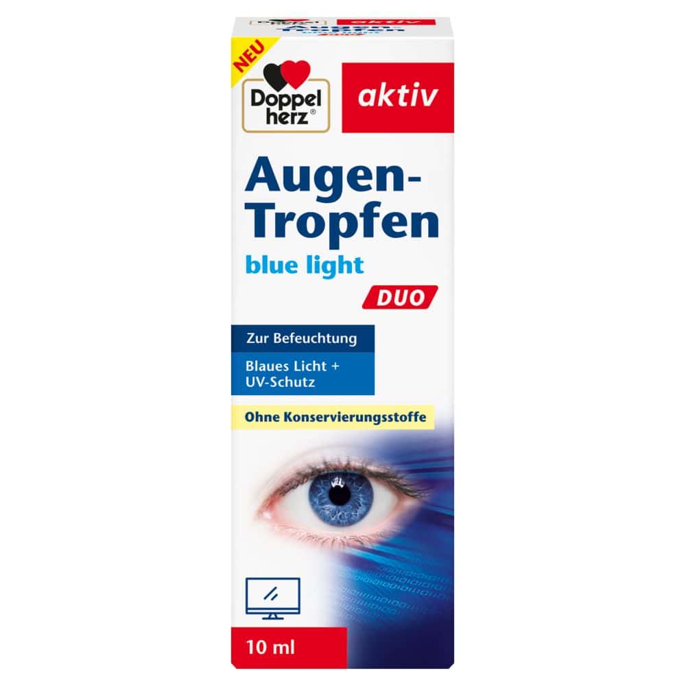 Doppelherz aktiv Augen-Tropfen blue light DUO 10 ml Augentropfen