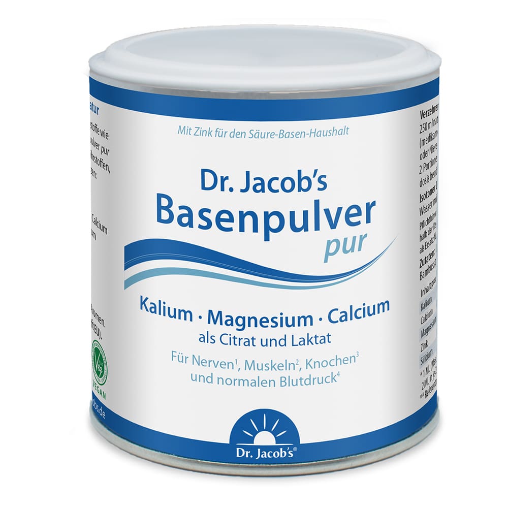 Dr. Jacob's Basenpulver pur Basen-Citrat-Laktat + Mineralstoffe