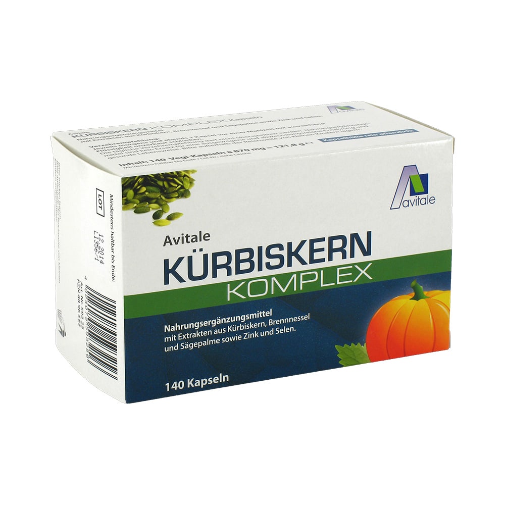 Avitale KÜRBISKERN KOMPLEX 140 St Kapseln