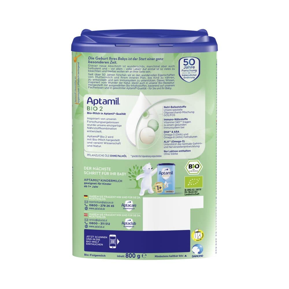 Aptamil BIO Folgenahrung 800 g Pulver