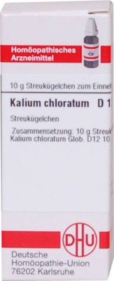KALIUM CHLORATUM D 12 Globuli 10 g Globuli