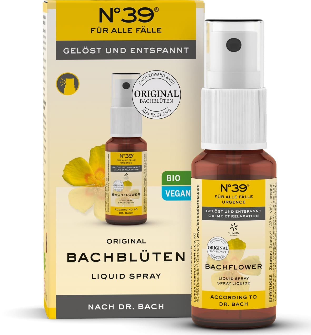 ORIGINAL BACHBLÜTEN LIQUID SPRAY No 39 FÜR ALLE FÄLLE 20 ml Spray