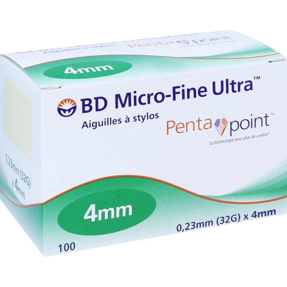 BD MICRO-FINE ULTRA Pen-Nadeln 0,23x4 mm 100 St Kanüle