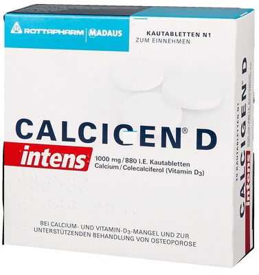 CALCIGEN D intens 1000mg/880 I.E. 48 St Kautabletten