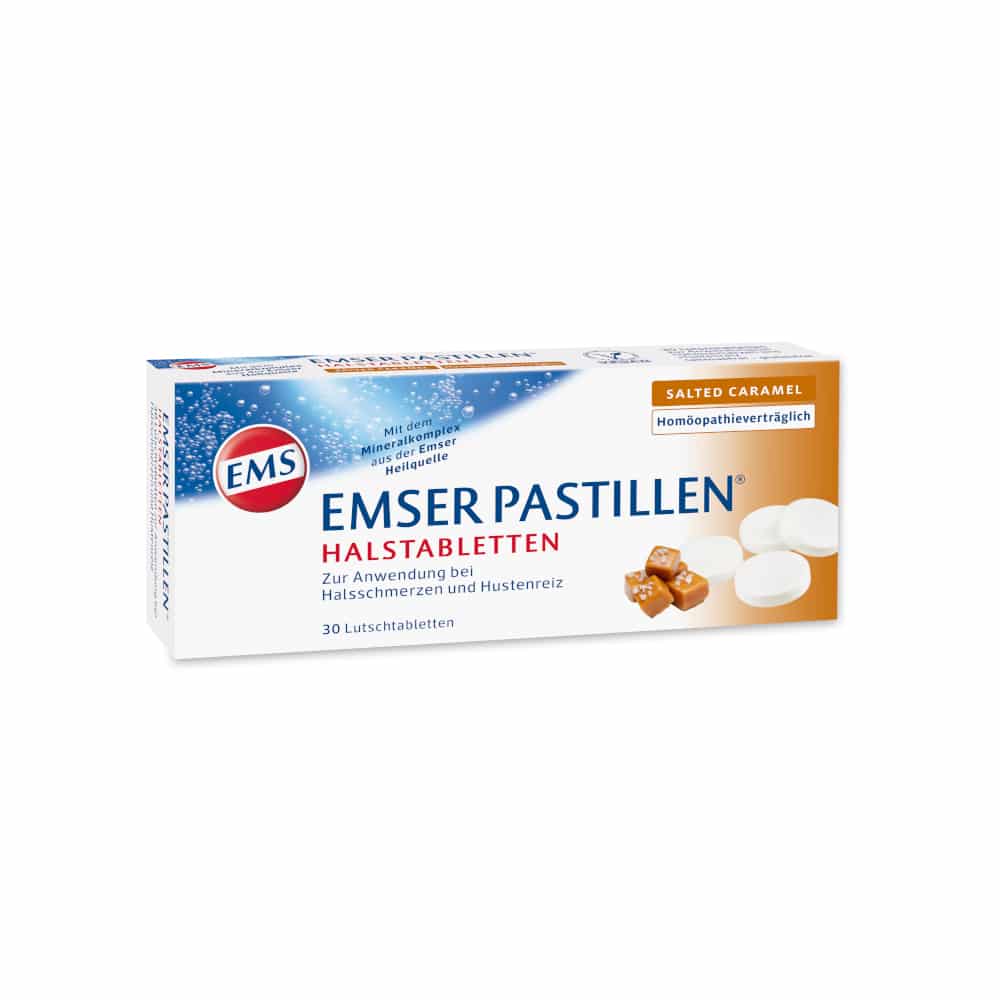 EMSER PASTILLEN SALTED CARAMELL 30 St Lutschpastillen