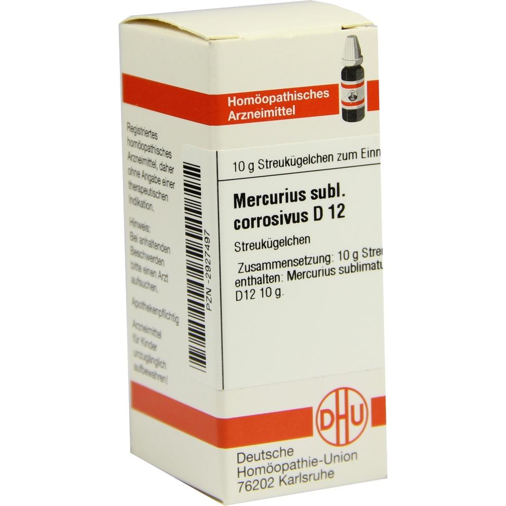 MERCURIUS SUBLIMATUS corrosivus D 12 Globuli 10 g Globuli