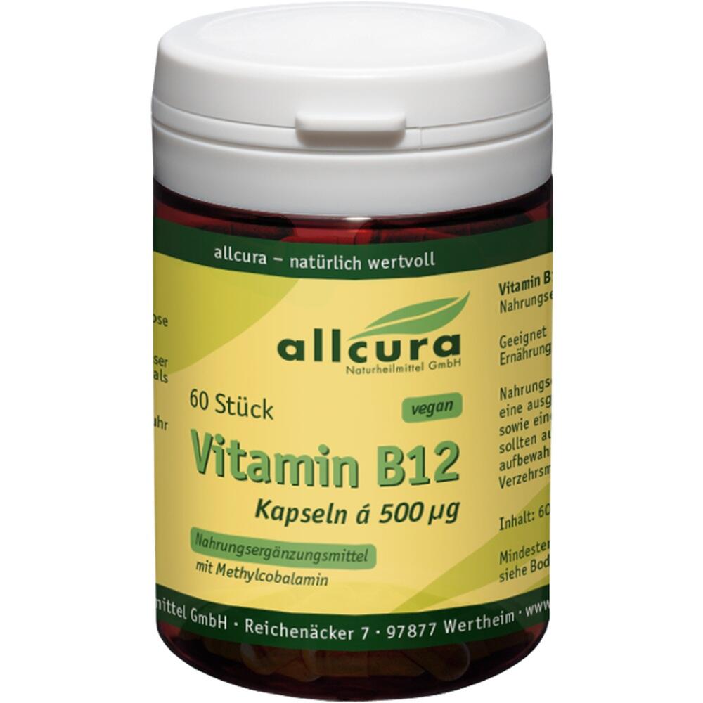 Vitamin B 12 Kapseln 500µg 60 St Kapseln