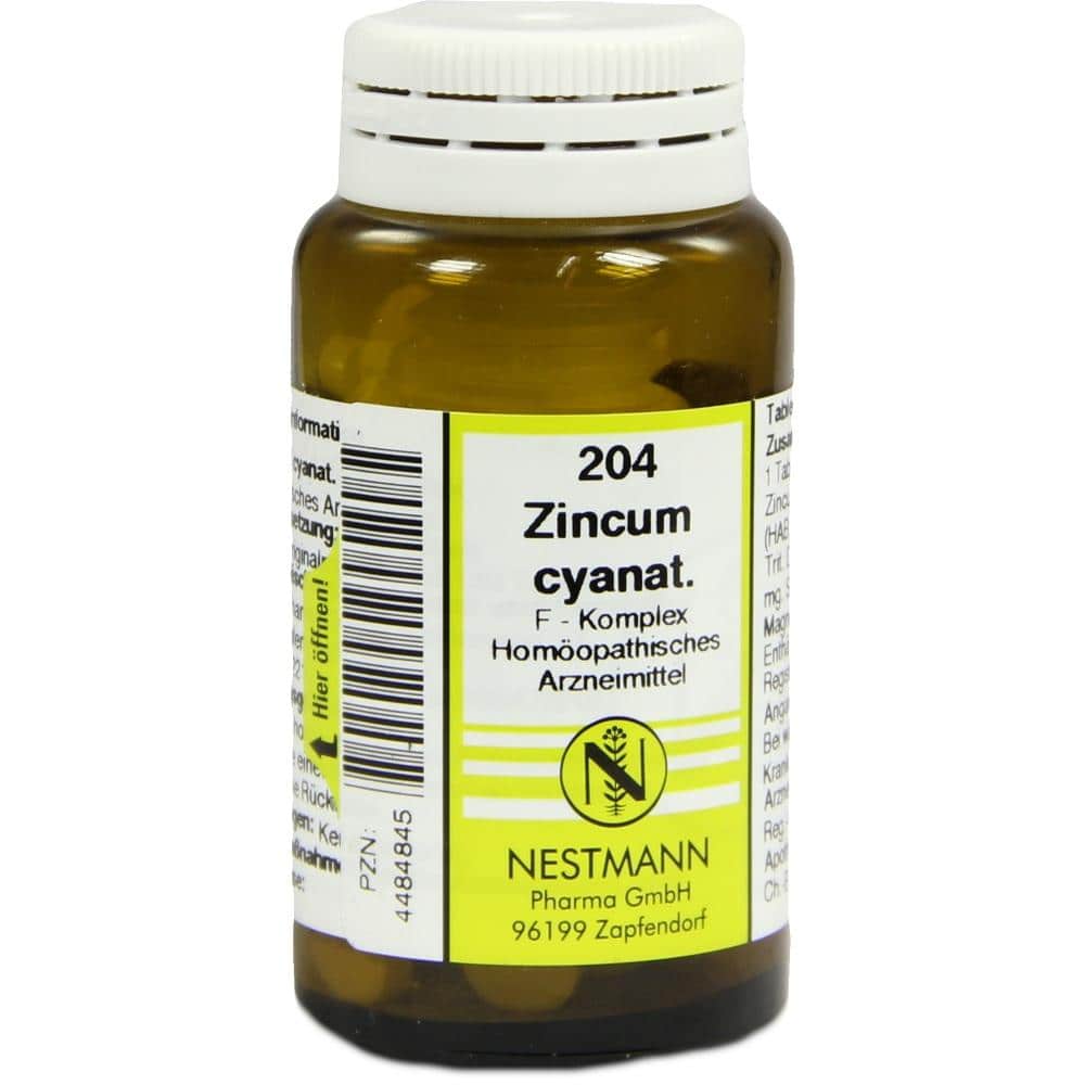ZINCUM CYANATUM F Komplex Nr.204 Tabletten 120 St Tabletten