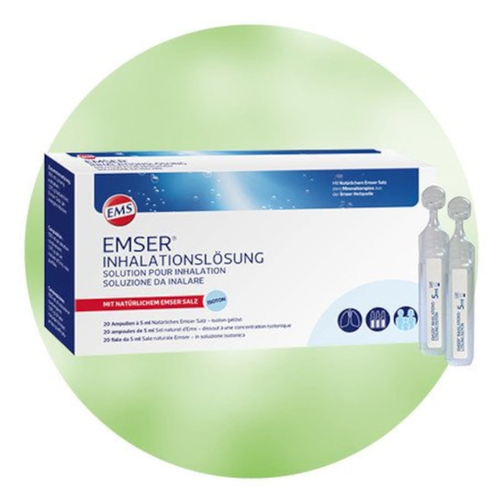 EMSER Inhalationslösung 20 St Inhalationsampullen