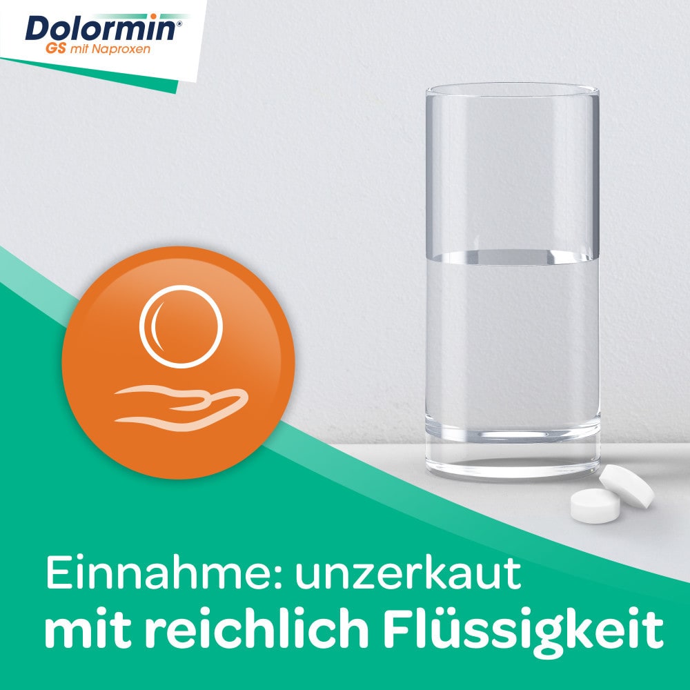 Dolormin GS mit Naproxen, Schmerztabletten bei Gelenkschmerzen