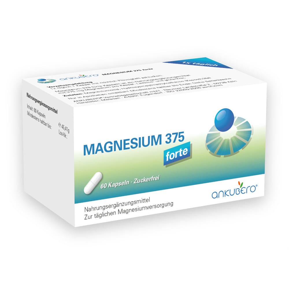Magnesium 375 Forte Kapseln 60 St Kapseln