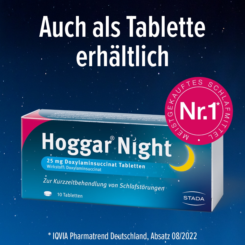 Hoggar Night 25 mg  20 St Schmelztabletten