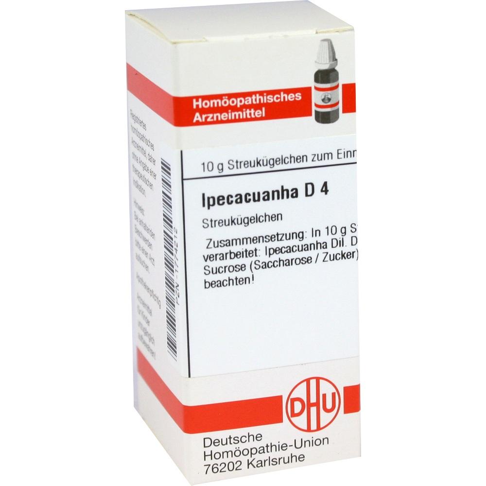 IPECACUANHA D 4 Globuli 10 g Globuli