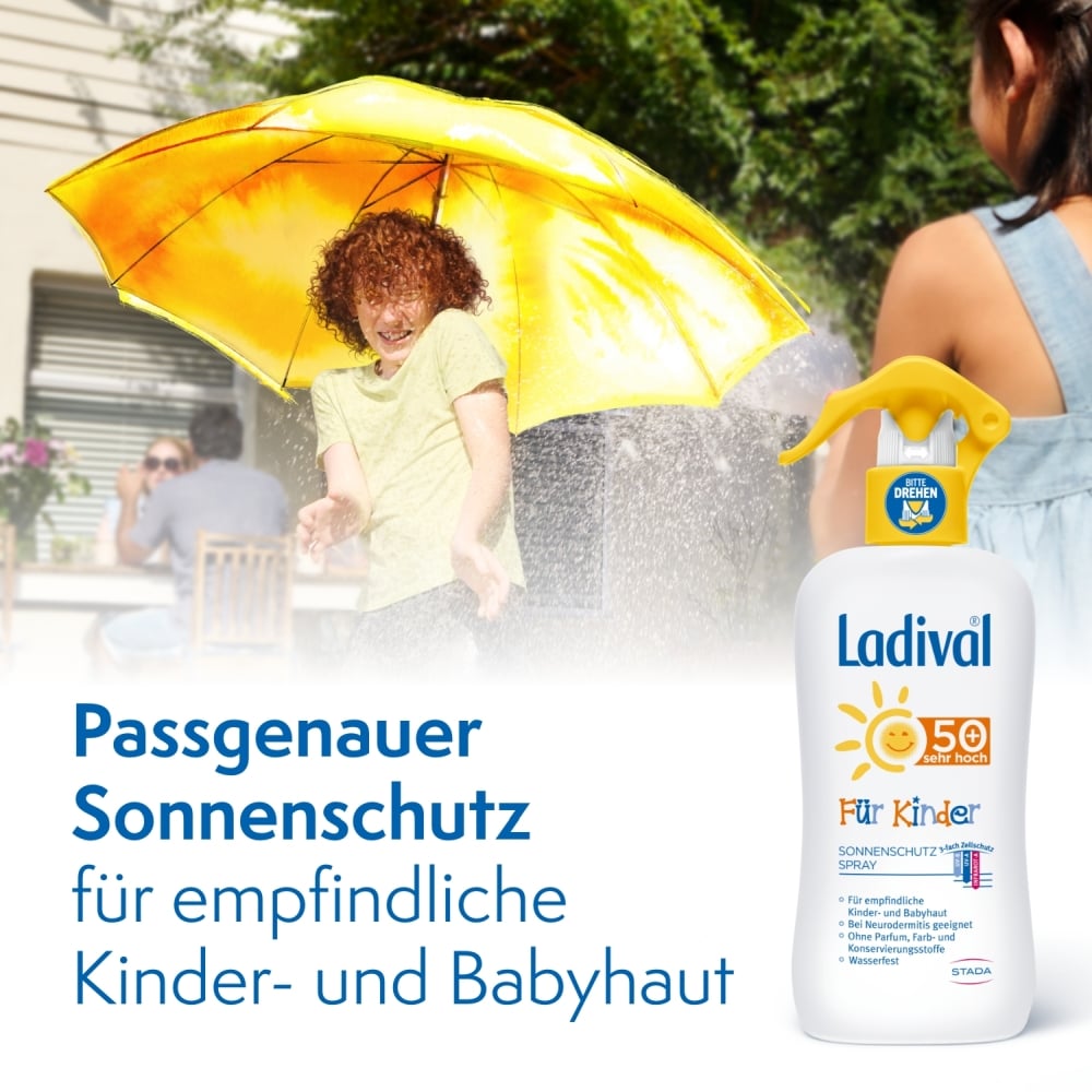 Ladival Für Kinder SONNENSCHUTZ SPRAY LSF 50+ 200 ml Spray