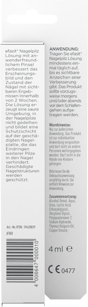 efasit NAGELPILZ LÖSUNG 4 ml Lösung