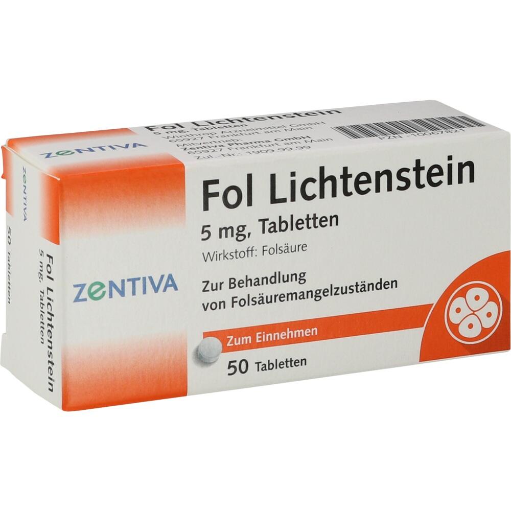 FOL Lichtenstein 5 mg Tabletten 50 St Tabletten