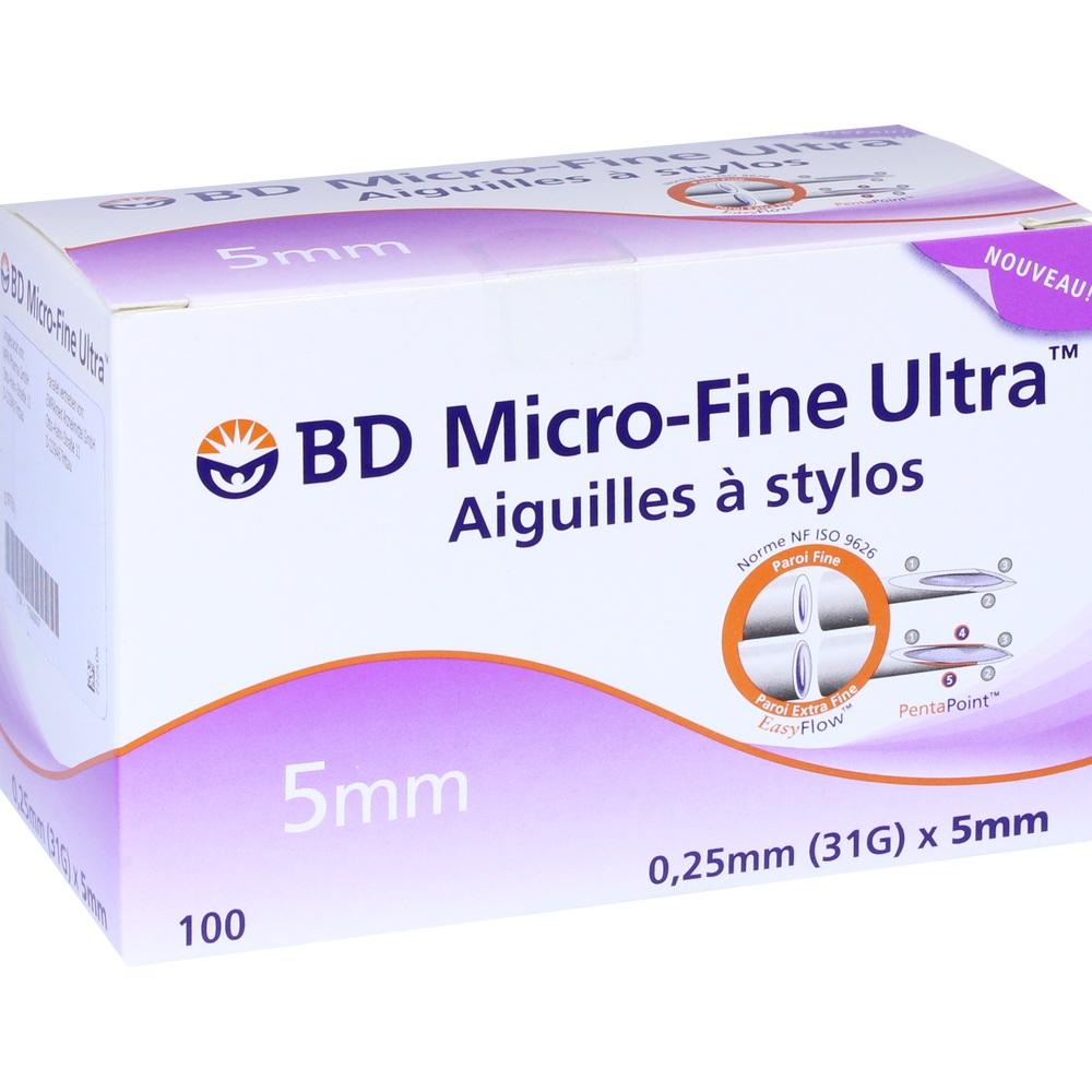 BD MICRO-FINE ULTRA Pen-Nadeln 0,25x5 mm 31 G 100 St Kanüle
