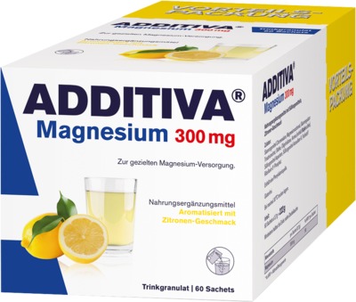 ADDITIVA Magnesium 300 mg Trinkgranulat 60 St Pulver