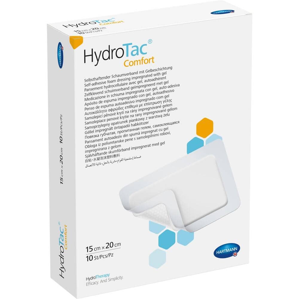 HYDROTAC comfort Schaumverband 15x20 cm steril 10 St Verband