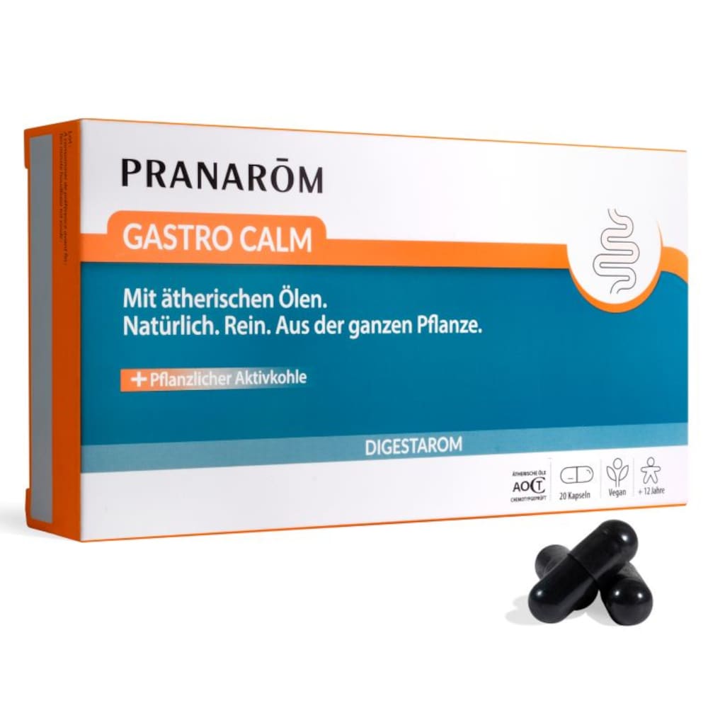 PRANAROM GASTRO CALM + Aktivkohle 20 St Kapseln 20 g