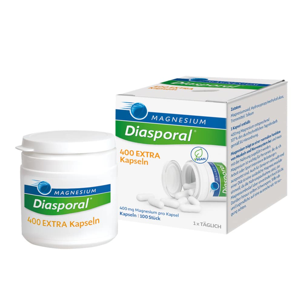 MAGNESIUM Diasporal 400 EXTRA Kapseln 100 St Kapseln