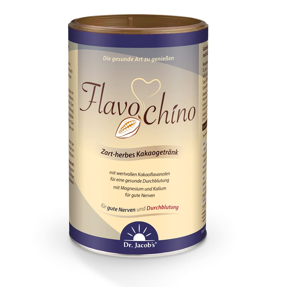 Flavochino zart herbes Kakao Getränk Flavanole Xylit vegan