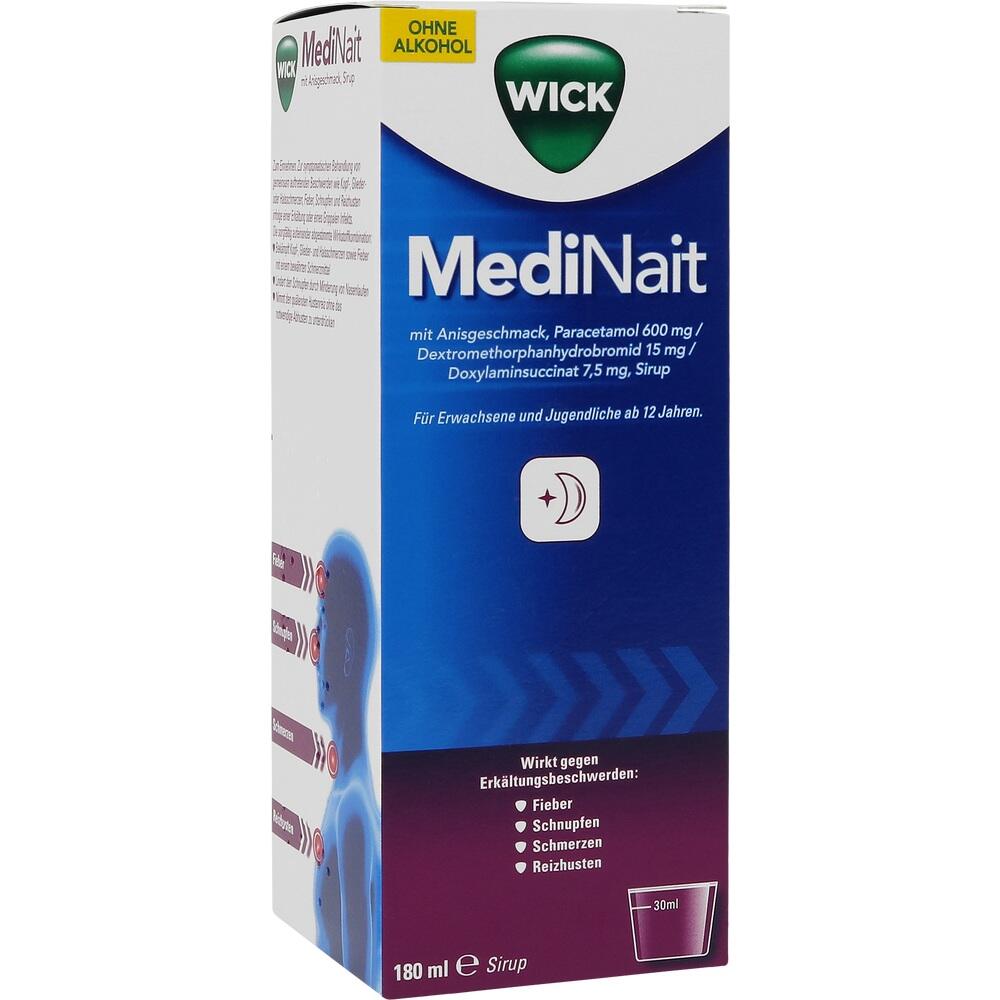 WICK MediNait mit Anisgeschmack 180 ml Sirup