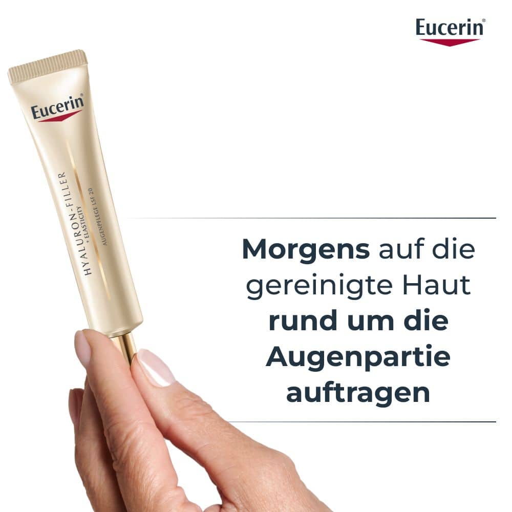 Eucerin HYALURON FILLER + ELASTICITY Augenpflege LSF 20  15 ml Augencreme