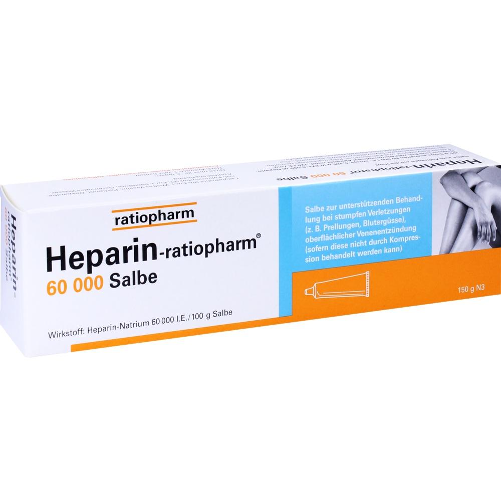 Heparin-ratiopharm 60000 150 g Salbe