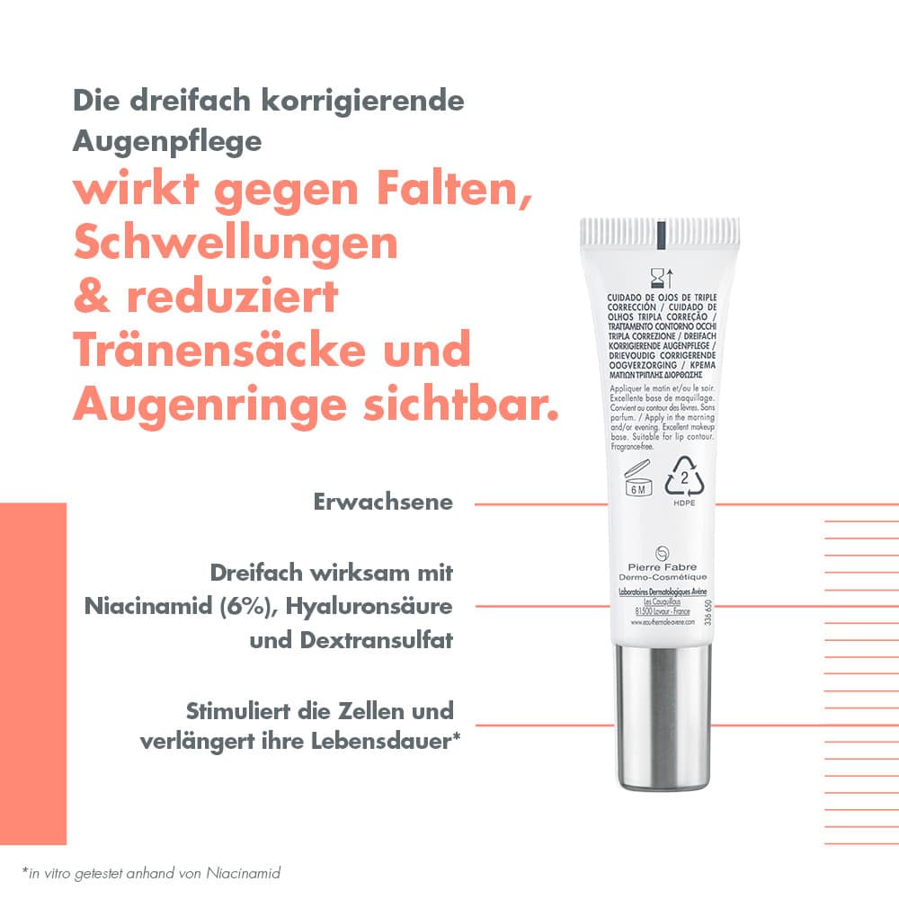Avène HYALURON ACTIV B3 AUGENPFLEGE 15 ml Creme
