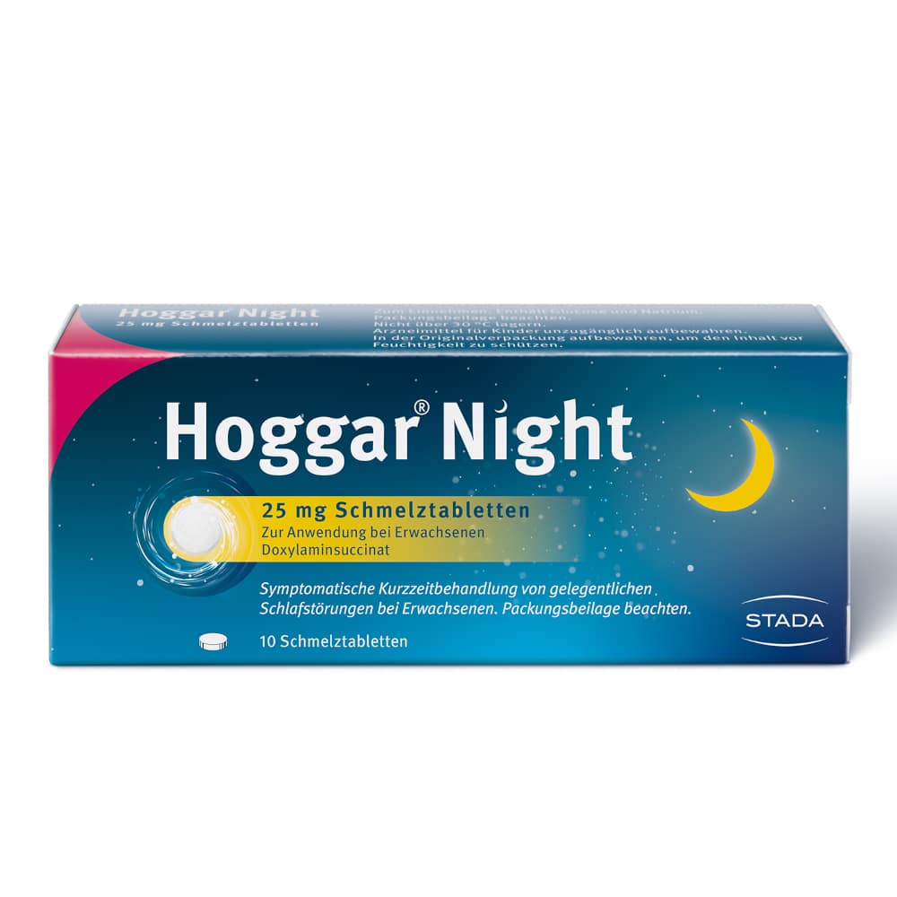 Hoggar Night 25mg 10 St Schmelztabletten