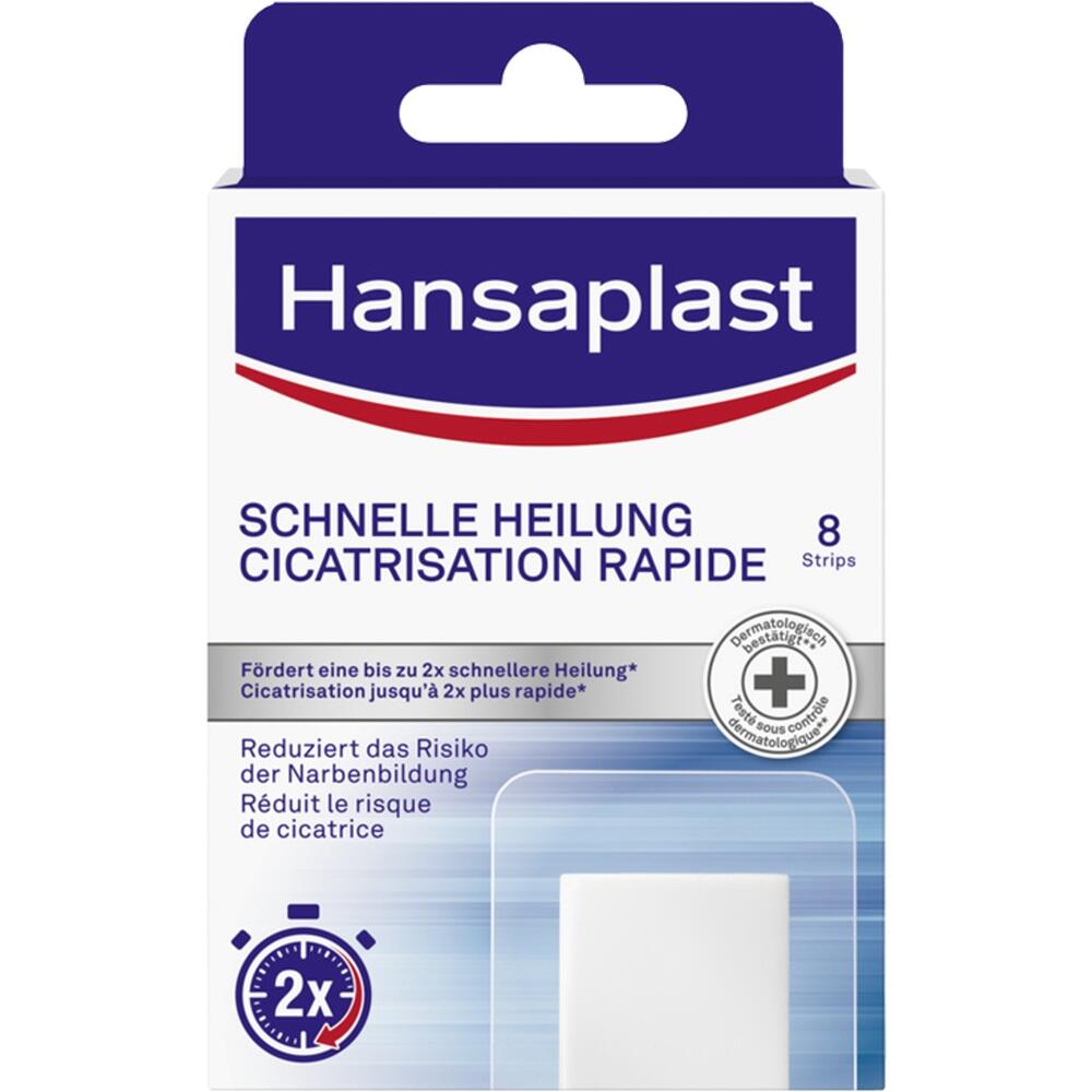 Hansaplast SCHNELLE HEILUNG 8 Strips 8 St Pflaster