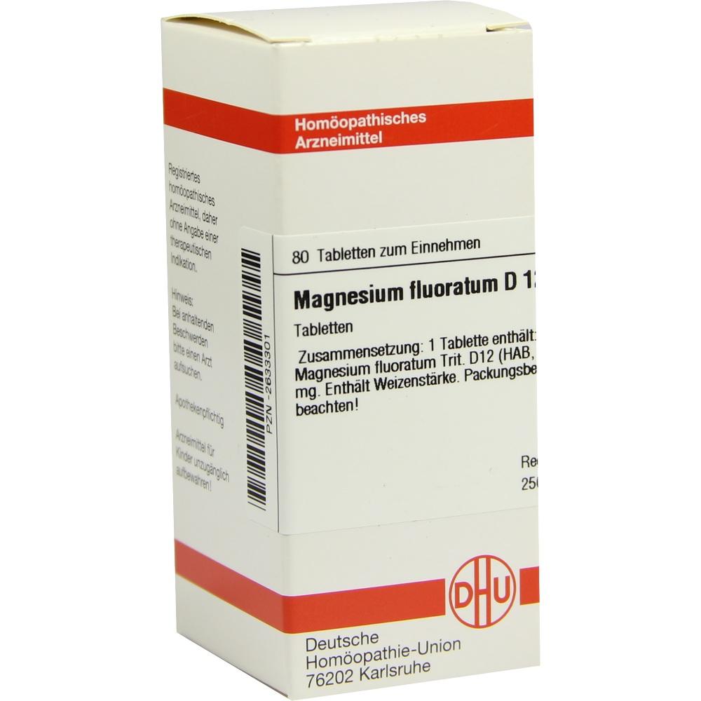 MAGNESIUM FLUORATUM D 12 Tabletten 80 St Tabletten