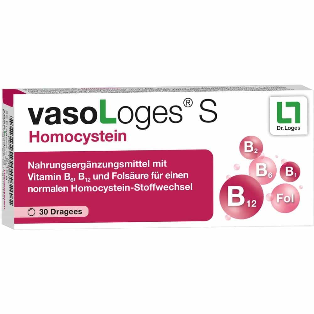 vasoLoges S Homocystein 30 St Dragees